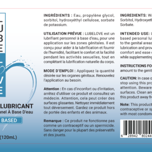 4oz (120ml) Premium Water-Based Lubricant