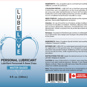 1oz (30ml) Premium Water-Based Lubricant